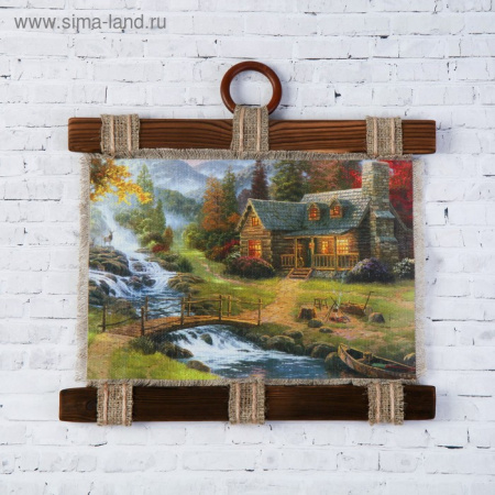 Сувенир свиток "Дом возле водопада"/4432632