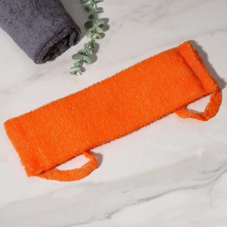 Мочалка для тела «Банная», длинная, 13×42 см, МИКС /1847132