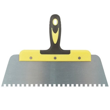 Шпатель фасадный "Мастер", зубчатый, зуб 6х6  150 мм/06467