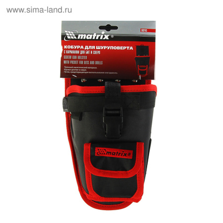 Кобура для шуруповерта с карманом для бит и сверл/ 90243