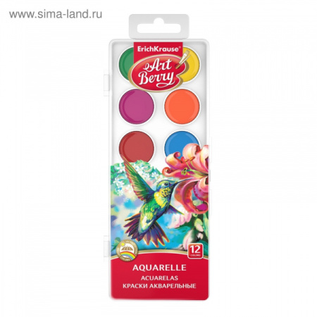 Акварель медовая 12цв Artberry  36992 