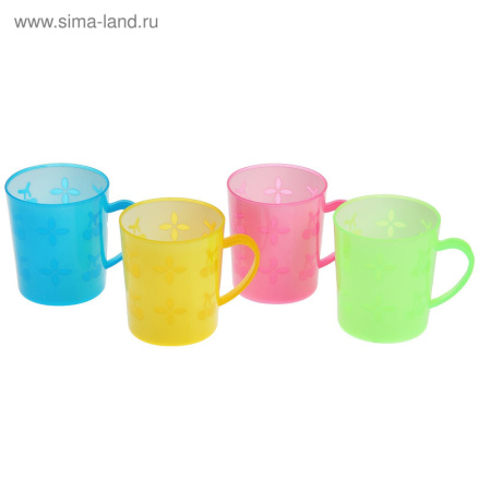 Кружка 0,32л  "Вишенки" МИКС   1813705