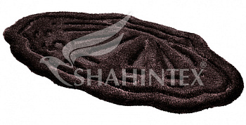 КОВРИК SHAHINTEX РREMIUM SH P006 60*100 ШОКОЛАДНЫЙ 37/458307