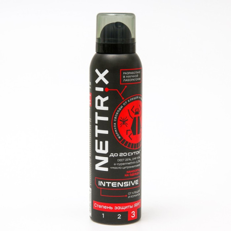 Аэрозоль Nettrix Intensive, от комаров и клещей, 150 мл/7811077