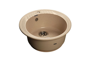 Мойка GRANFEST Rondo GF-R520 (d520) бежевый 328 круглая 