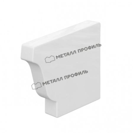 Заглушка желоба правая 120-86 RAL9010