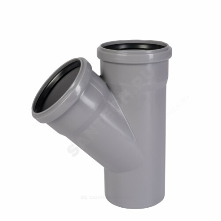 Тройник 160/160 45гр рыжий