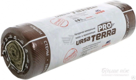 Вата минер. УРСА Терра 35QN (3900-1200-150) 0.702m3 Скатная крыша