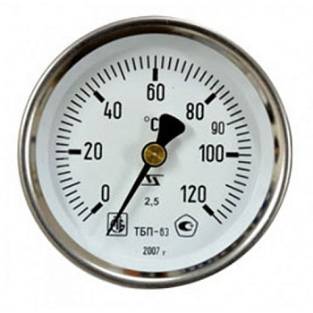 Термометр биметаллический ТБП63/100/Т-(0-160)С-430476