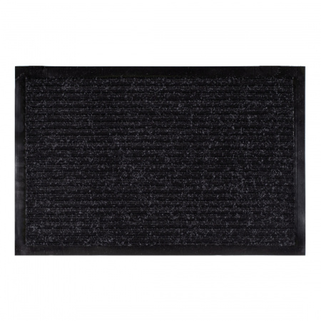 22048 Коврик придверный влаговпитывающий черный 40х60 (5мм)