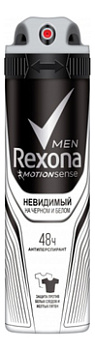 Дезодорант спрей РЕКСОНА муж. 150мл. Невидимый на черном и белом