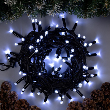 Гирлянда «Нить» 10 м,цвет белый /3584103