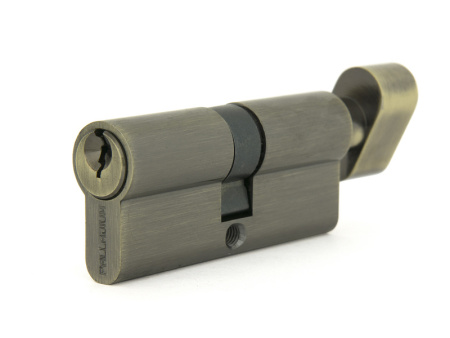 Цилиндровый механизм "PALLADIUM" 70 мм, ключ-завертка, античная бронза /110699