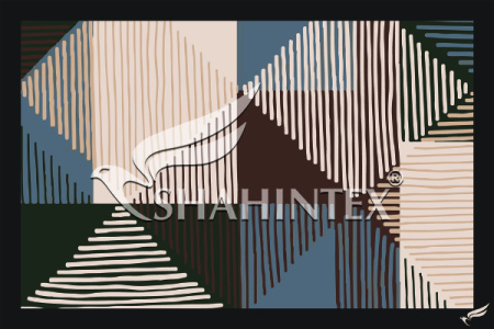 КОВРИК ВЛАГОВПИТЫВАЮЩИЙ SHAHINTEX DIGITAL PRINT (02) «ГЕОМЕТРИЯ» 50*80/800254
