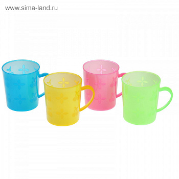 Кружка 0,32л  "Вишенки" МИКС   1813705