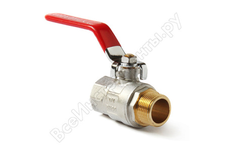 Кран шаровый полнопрох. 1 1/4" вн/нар р PRO AQUA (FWL53-m32-f32x)