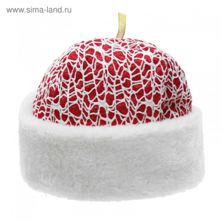 Карнавальная шапка «Снегурочка», цвет бело-бордовый/3467097