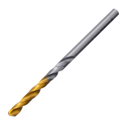 Сверло спиральное по металлу 4 x 75 мм, Р6М5, Golden Tip Denzel/718229