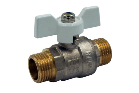 Кран шаровый нар/нар бабочка STC-FARO ДУ-20