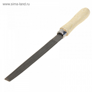 Напильник полукруглый, 150 мм, деревянная ручка/16323
