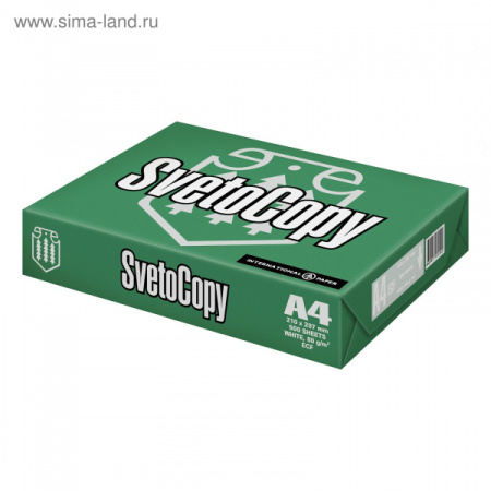 Бумага SVETOCOPY А4, 146% CIE, 500л. 