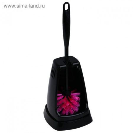 Ерш для туалета  WC Elite Modena Nero, малиновый 1323981