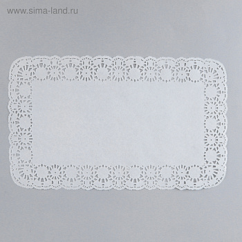 Салфетка для торта прямоугольная 18х30см /4053297