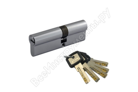 Цилиндровый механизм ЛПУ-90 мм хром Нора-М/596г