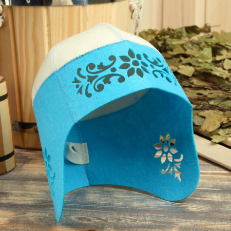 Шапка банная "Княжна" фетр 683812