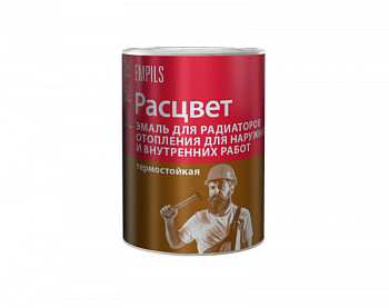 Эмаль для радиаторов отопления «РАСЦВЕТ» алкидная для наружных и внутренних работ белая 1 кг