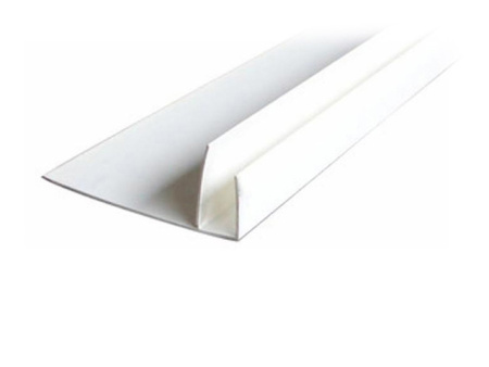 Профиль ПВХ F-образный 8-10мм 3м.