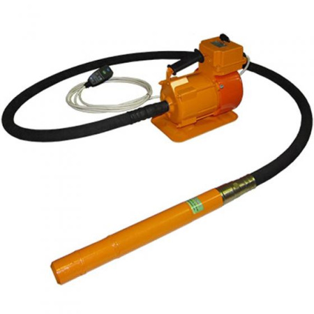Вибратор глубинный ВИ 1-16-3, вал 5м, наконечник д. 76 мм, 220В (1100004093271) (Вибромаш)