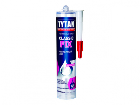 Tytan Professional Classic Fix клей монтажный 310мл прозрачный/62949