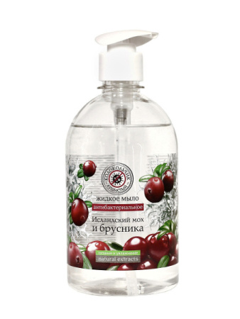 Жидкое мыло Колокольчик 500мл Антибактериальное Исландский мох natural extracts