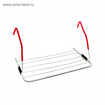 Сушилка для белья навесная на батарею Cloth Drier 50 см выдвигающаяся 761345
