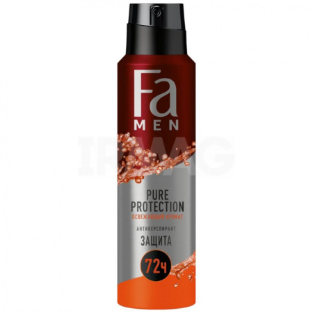Дезодорант спрей Fa Men Pure Protection с ароматом гуараны (150 мл) муж.