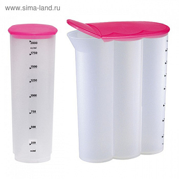 Банка для сыпучих продуктов 2 л, 19х8х23 см, МИКС 2939864