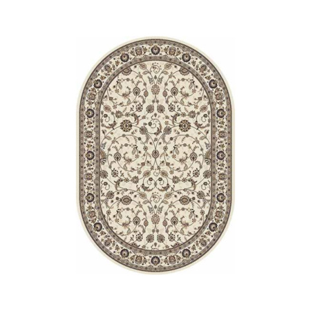 Ковёр овальный Valencia Deluxe, размер 100 х 200 см, цв. cream-brown /3842613