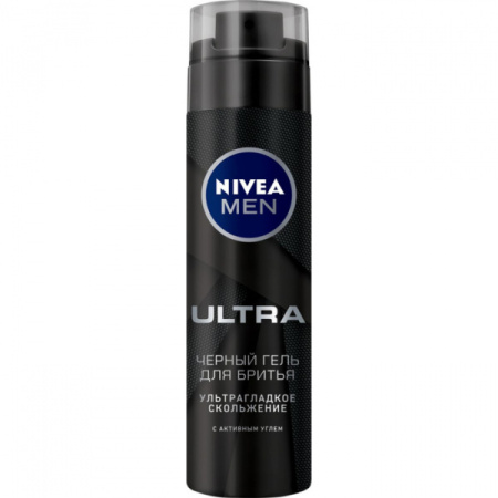 НИВЕЯ гель для бритья 200мл. Черный ULTRA (81789) *2/12 81789