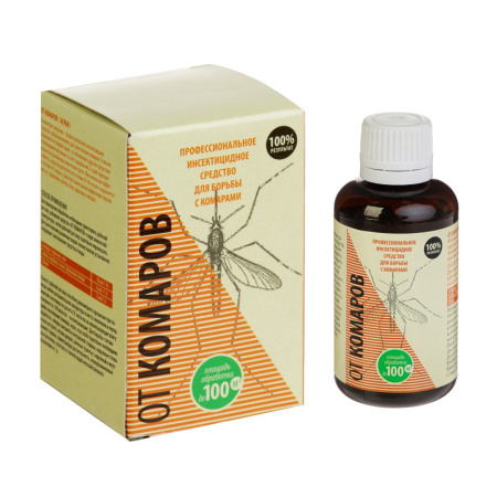 Средство от комаров, концентрат, флакон, 50 мл в коробке /3627354