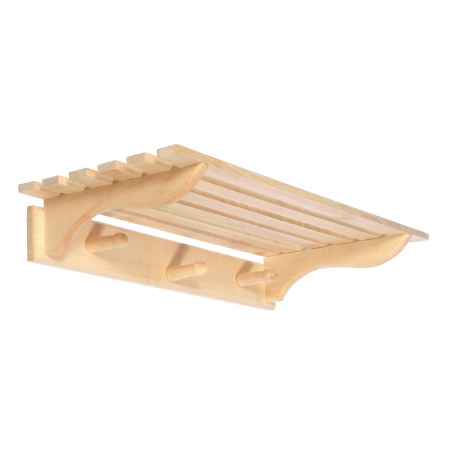 Полка с вешалкой, 3 рожка/32008