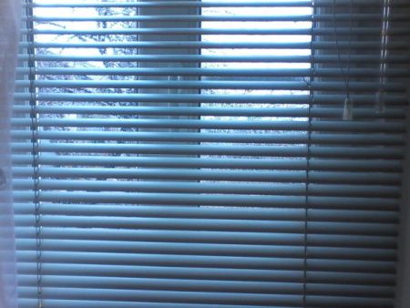 Жалюзи горизонтальные голубой 50х160см 