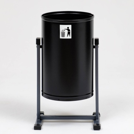 Урна уличная «Уралочка Бюджет» черная, 21 л /7723886