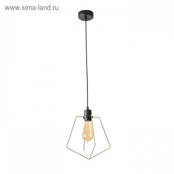 Светильник "Компакт" 1x40Вт E27 черный 18х18х25-84 см./4200452