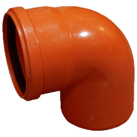 Отвод 160х90гр. (рыжий)
