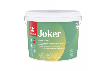 Краска интерьерная моющаяся JOKER база А матовая 9л.