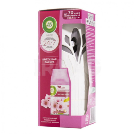 Комплект освежителя воздуха Airwick Freshmatic (250 мл) - Цветущая Сакура