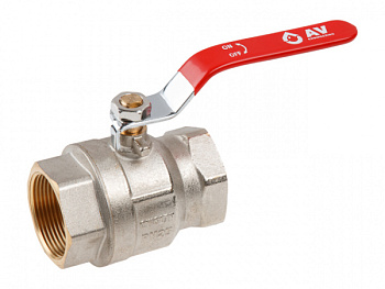 Кран шаровый 1 1/2" вн.-вн. ручка PN25 AV Engineering (AVE090112)