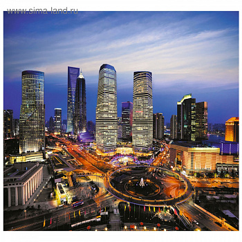 Фотообои DECOCODE Вечерний шанхай 3х2,8  31-0189