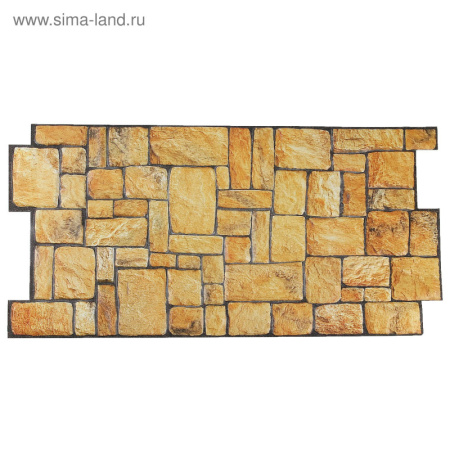Панель ПВХ 480*955 Мозаика камень песчаник Artdekart 1253734